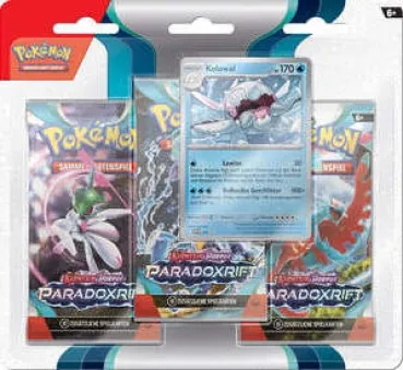 Pokemon Paradoxrift 3-Pack Blister Kolowal